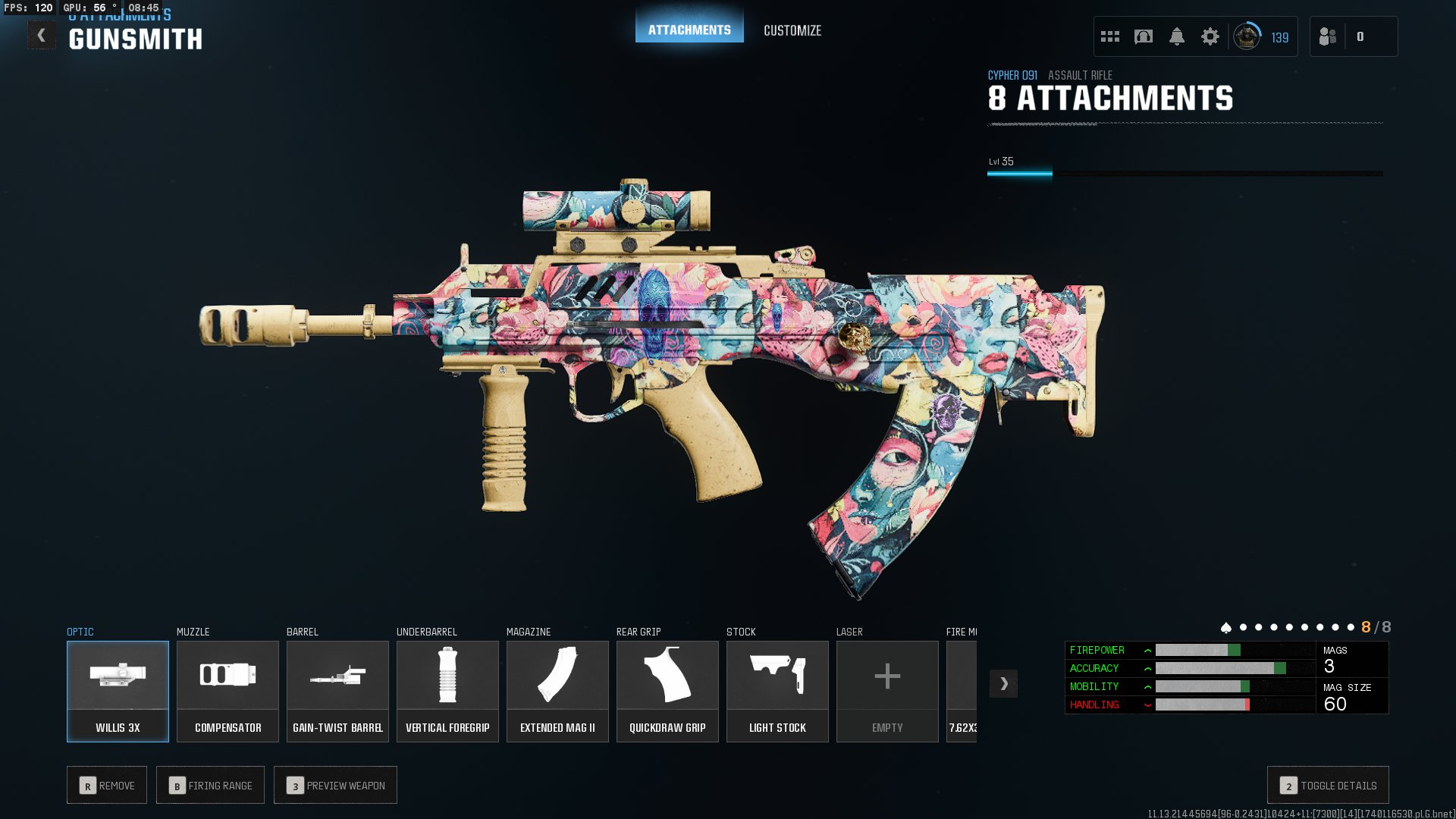 onetwoDom Call of Duty: Warzone Cypher 091 Build