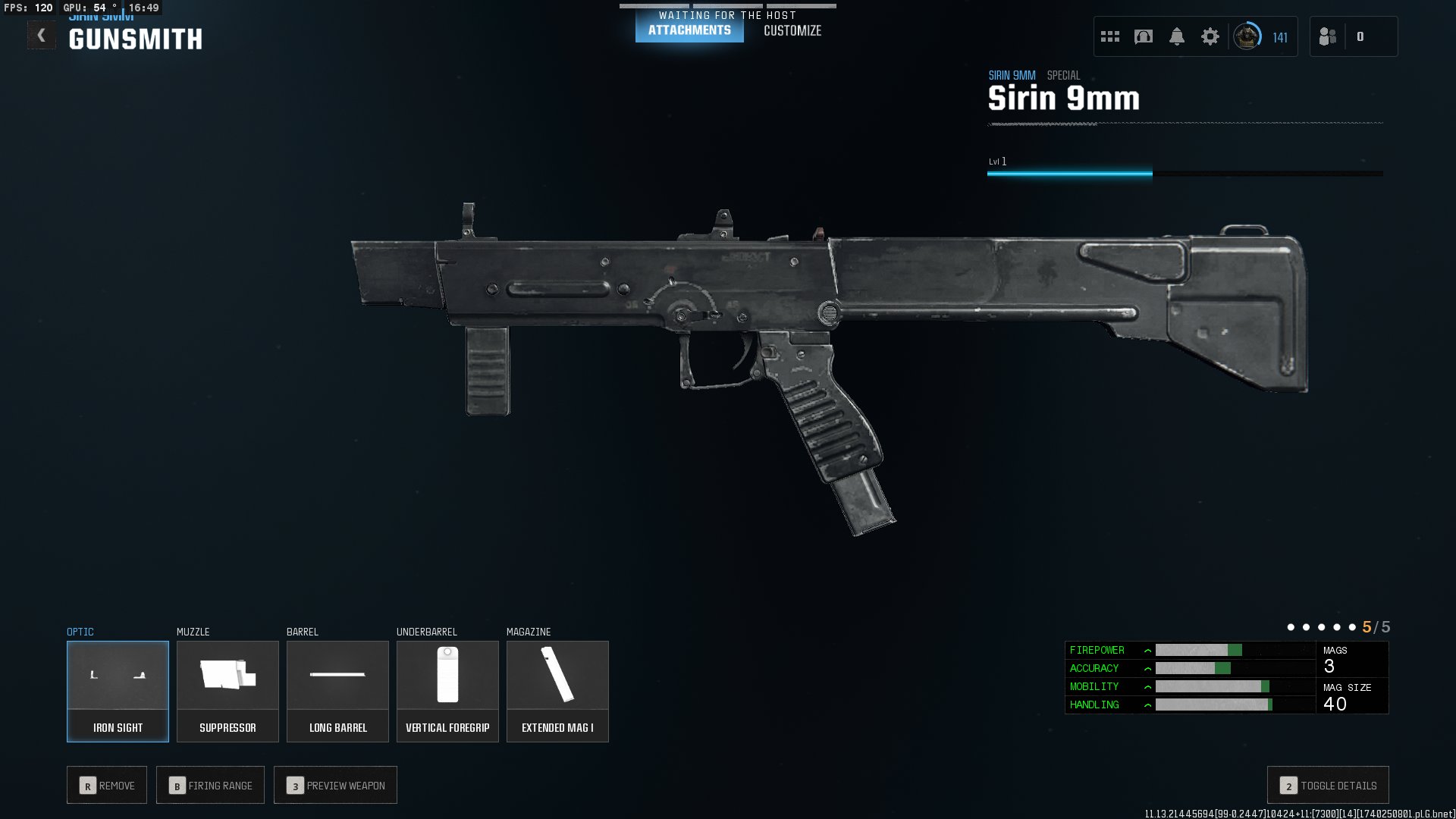 Call of Duty: Warzone Sirin 9mm