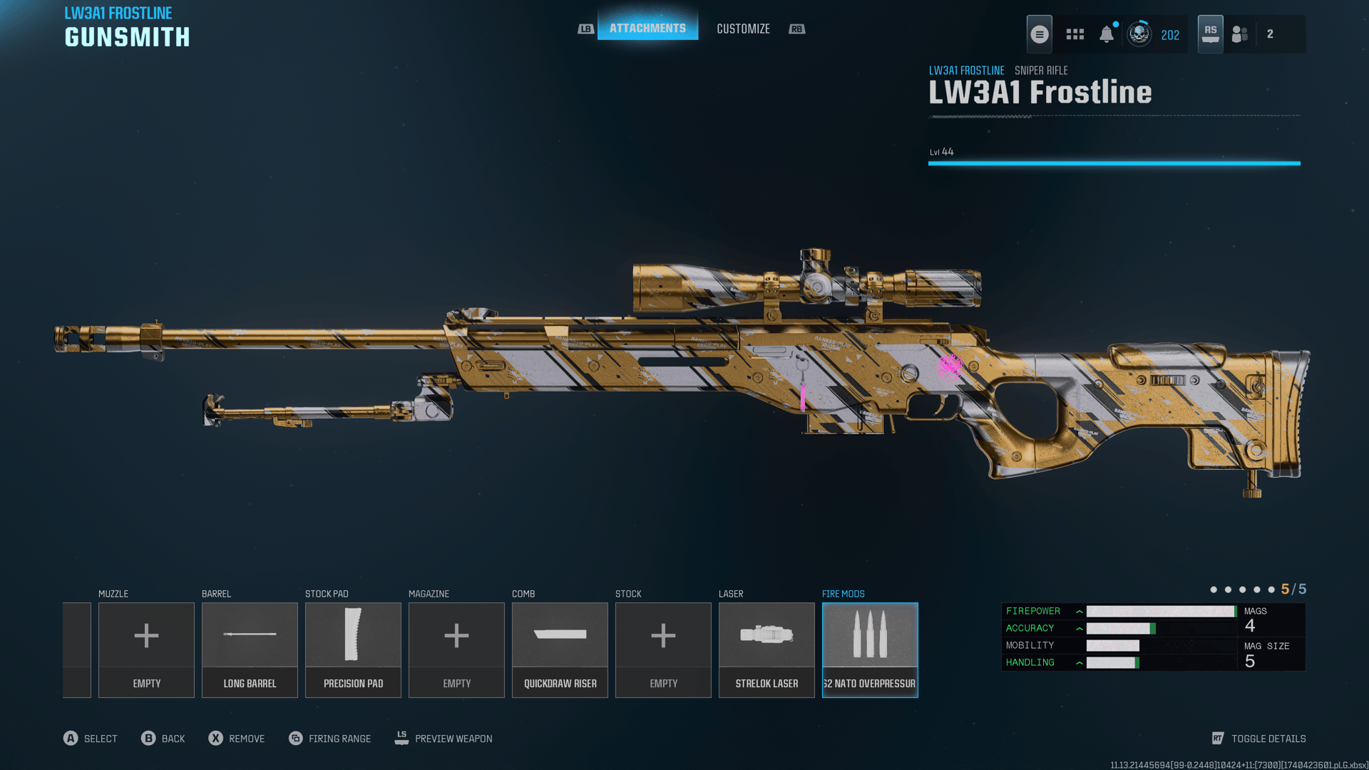 3skinsplus1 Call of Duty: Warzone LW3A1 Frostline Build