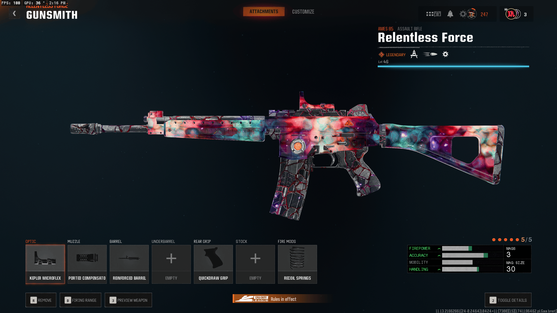 xzoz Call of Duty: Black Ops 6 AMES 85 Build