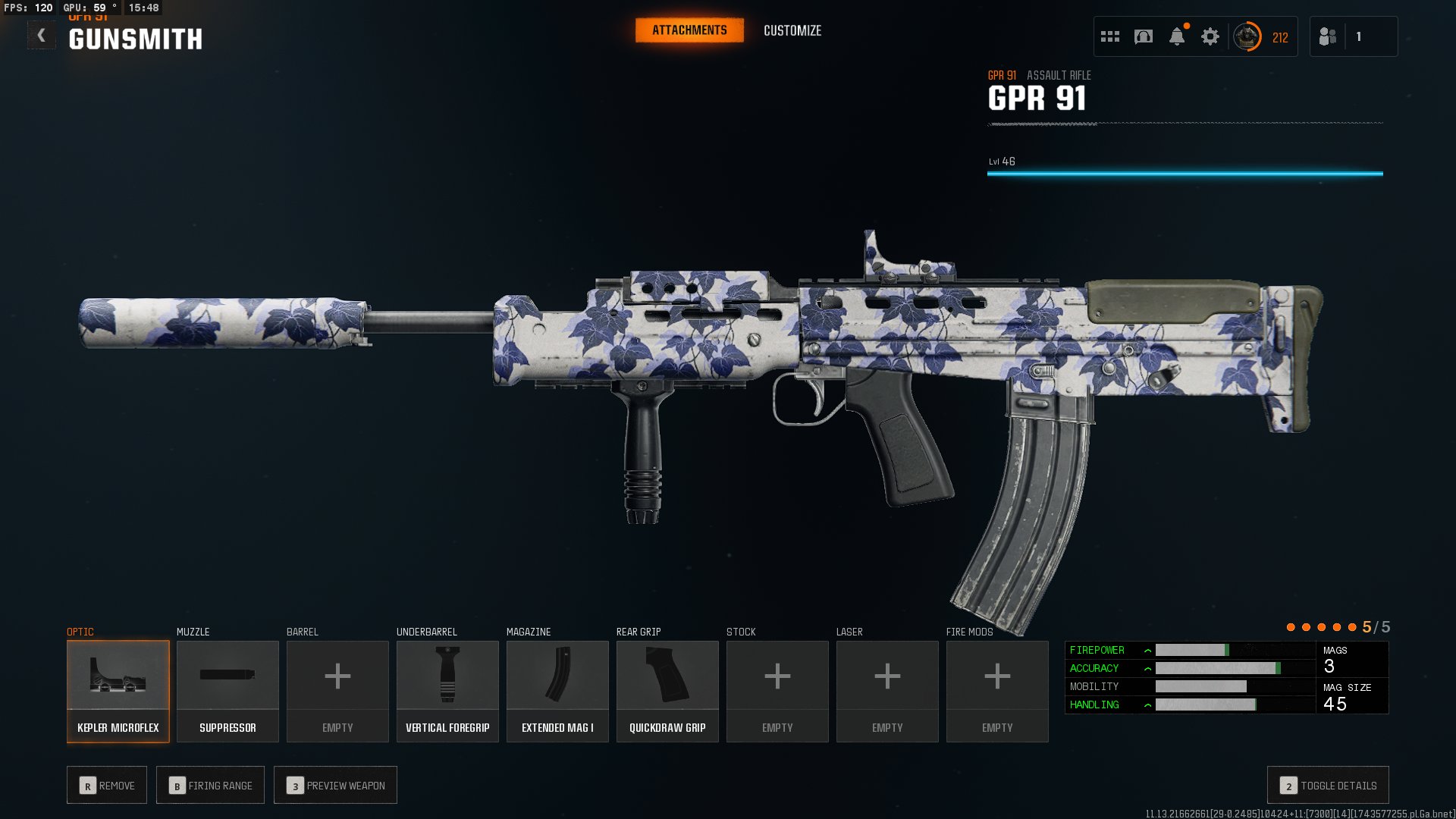 Call of Duty: Black Ops 6 GPR 91