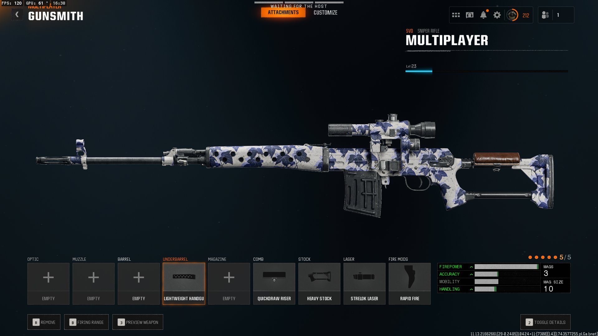 onetwoDom Call of Duty: Black Ops 6 SVD Build