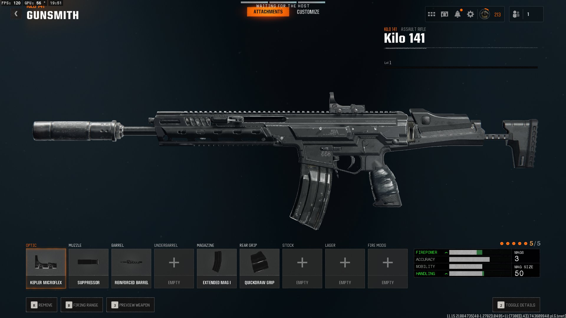onetwoDom Call of Duty: Black Ops 6 Kilo 141 Build