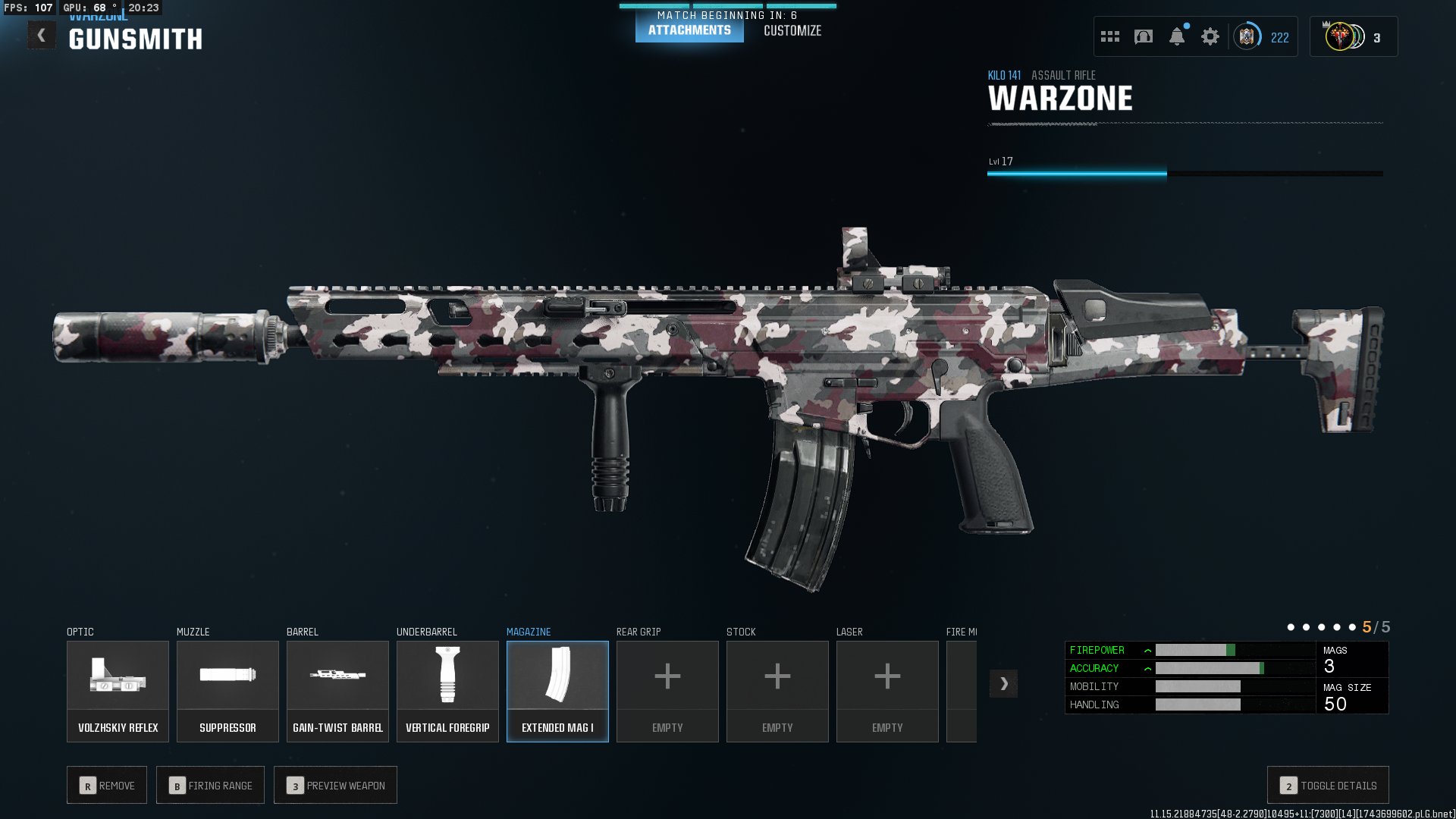 onetwoDom Call of Duty: Warzone Kilo 141 Build