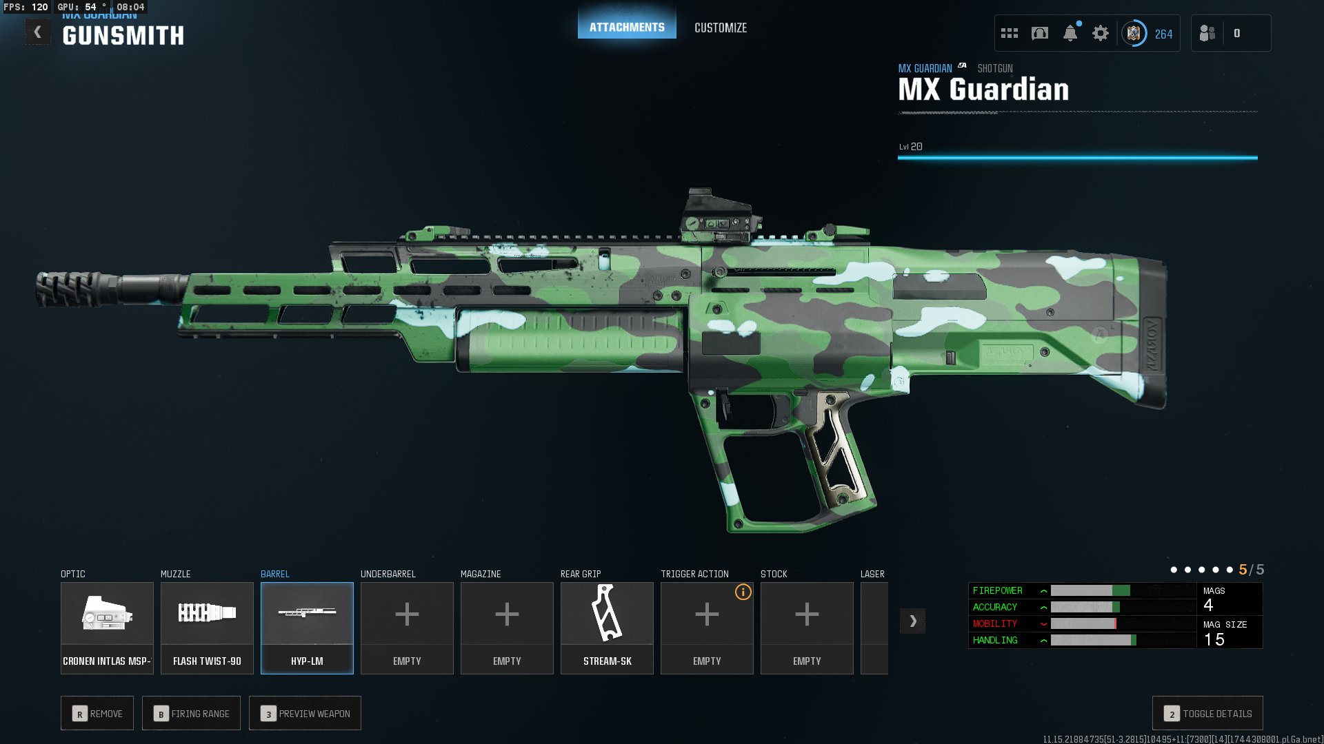onetwoDom Call of Duty: Warzone MX Guardian Build