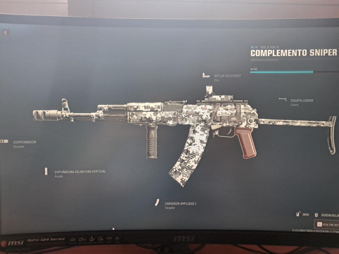Pghost999 Call of Duty: Warzone AK-74 Build