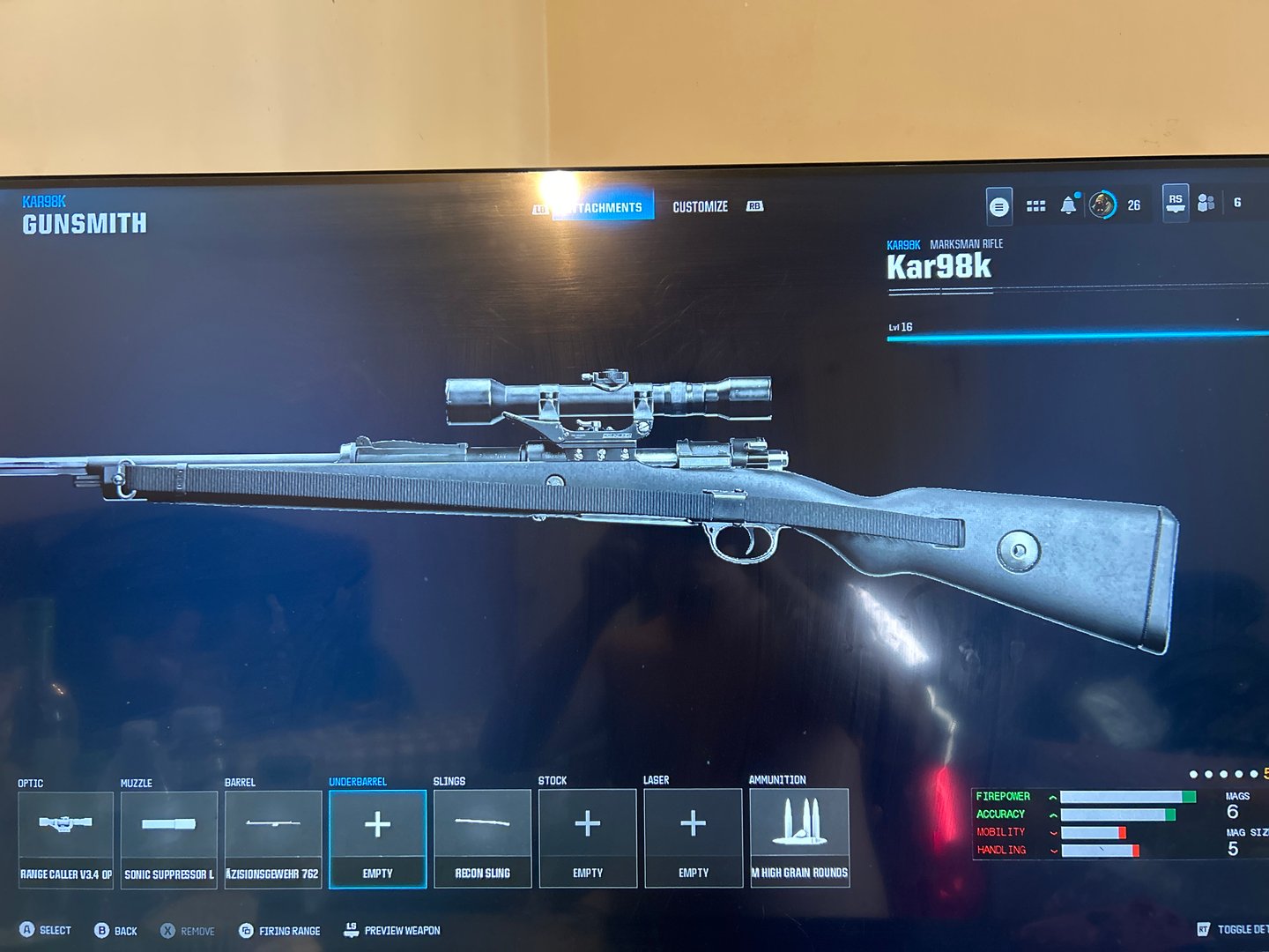 BlkWidow312213 Call of Duty: Warzone Kar98k Build
