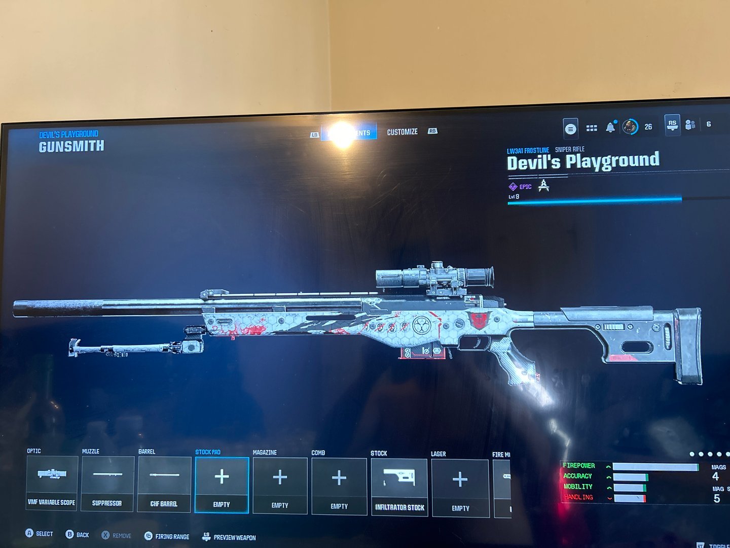 BlkWidow312213 Call of Duty: Warzone LW3A1 Frostline Build