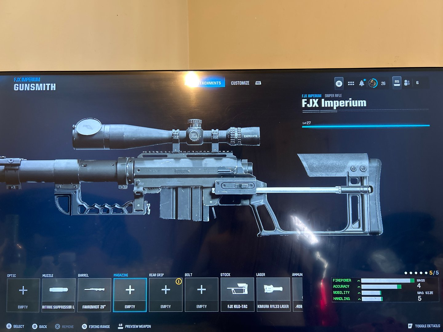 BlkWidow312213 Call of Duty: Warzone FJX Imperium Build