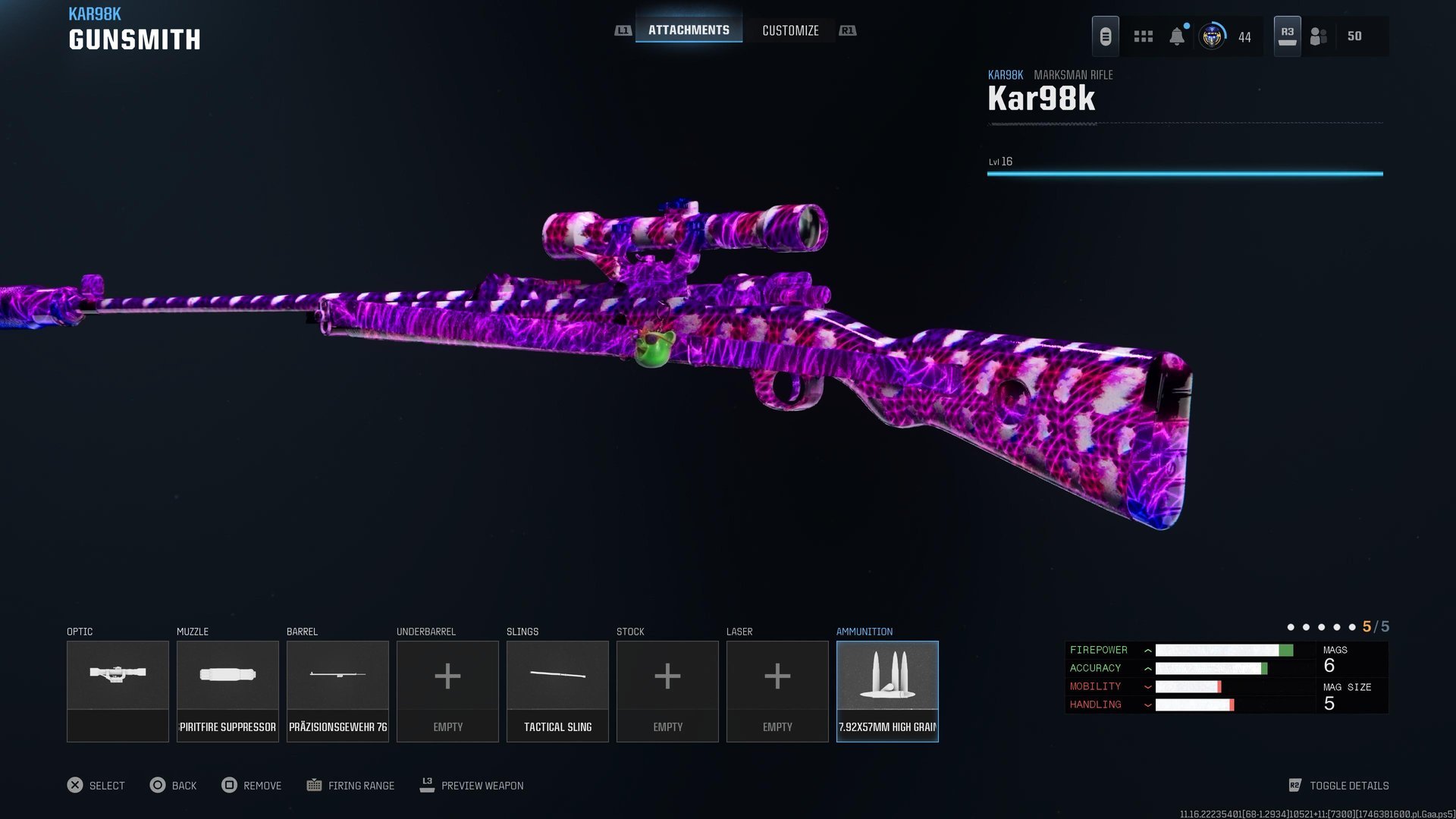 triple og Call of Duty: Warzone Kar98k Build