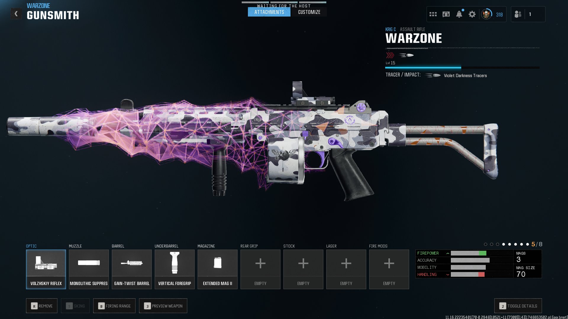 onetwoDom Call of Duty: Warzone Krig C Build
