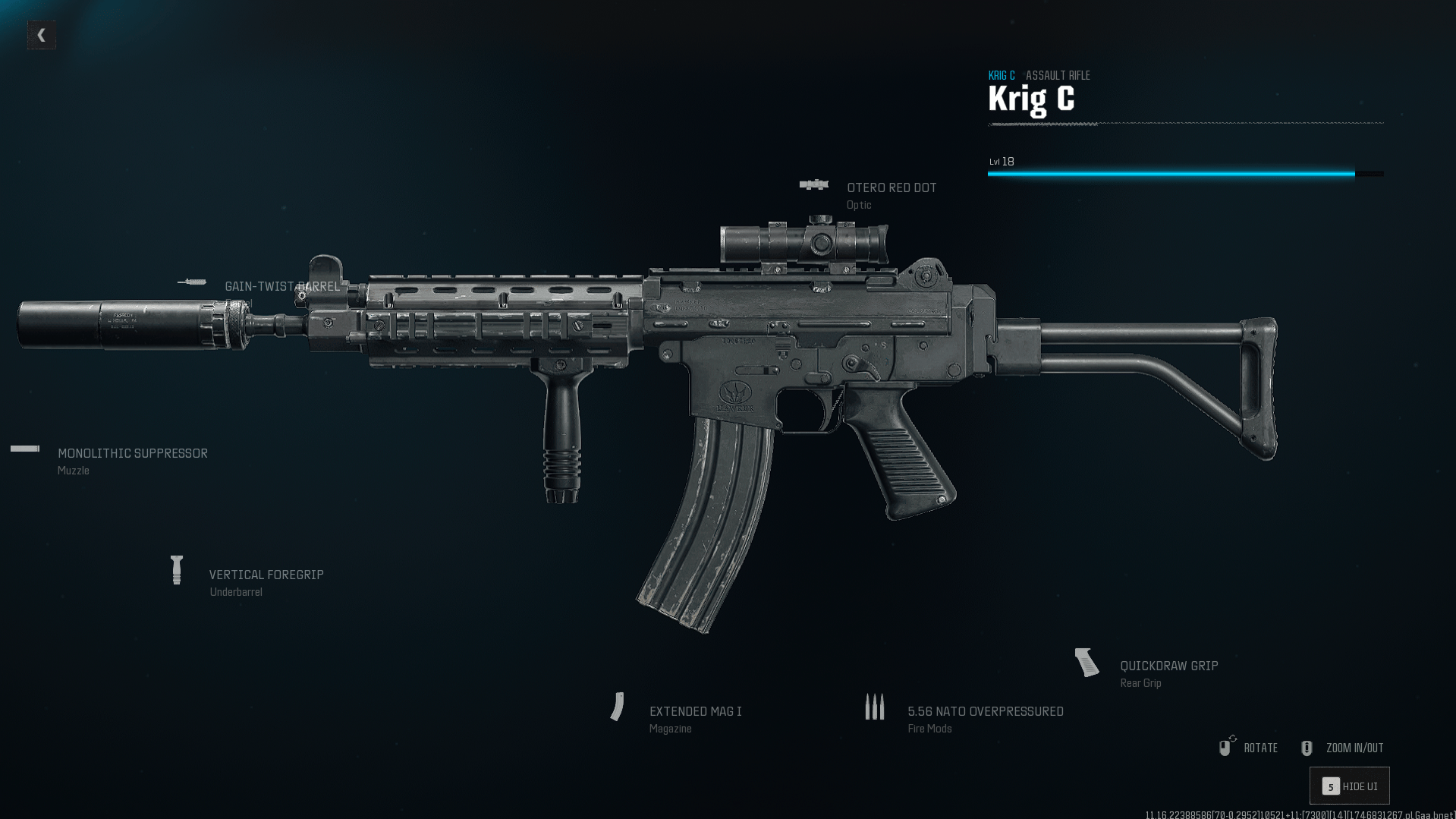 Csaint Call of Duty: Warzone Krig C Build