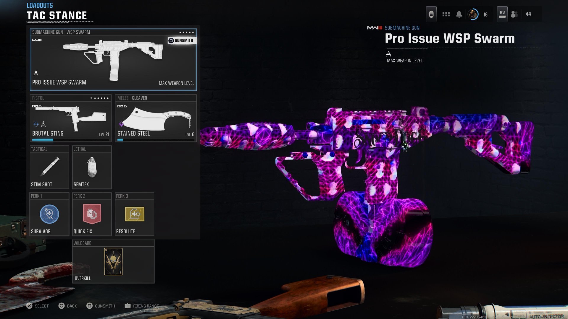triple og Call of Duty: Warzone WSP Swarm Build