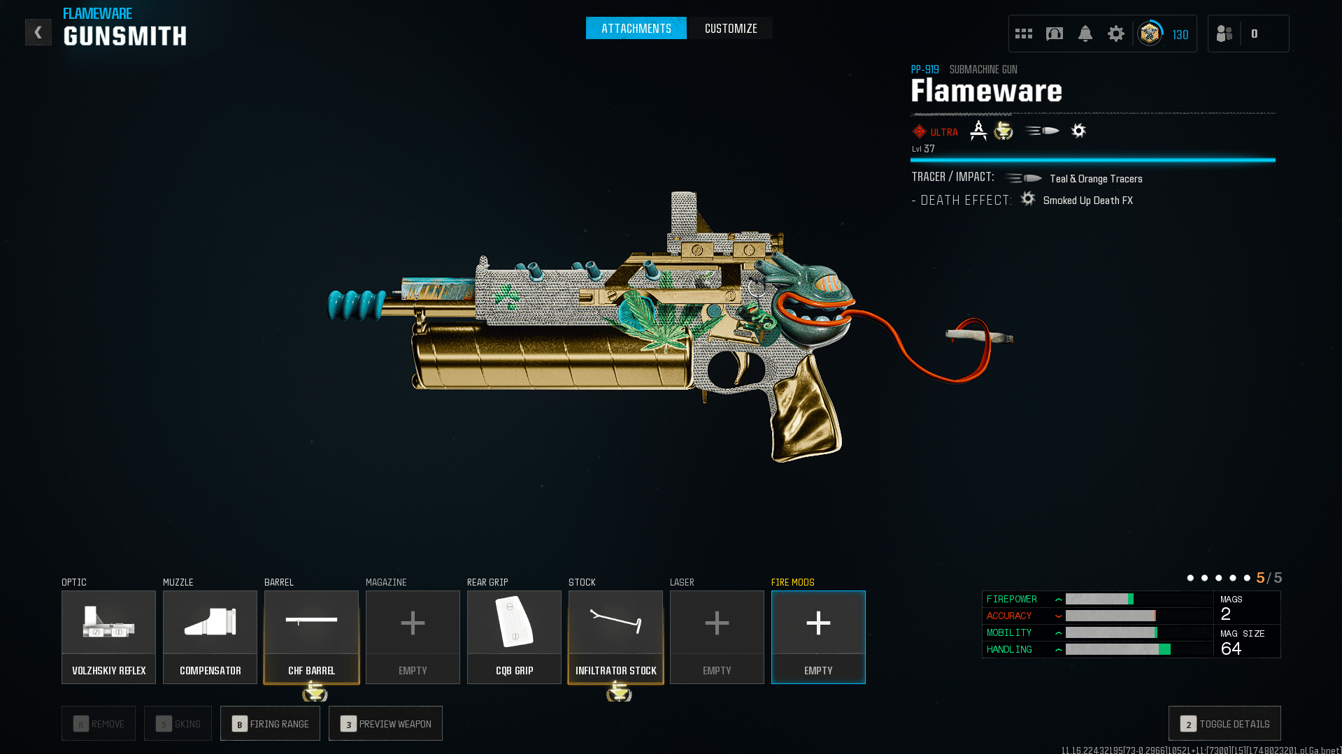 AFROKEV Call of Duty: Warzone PP-919 Build