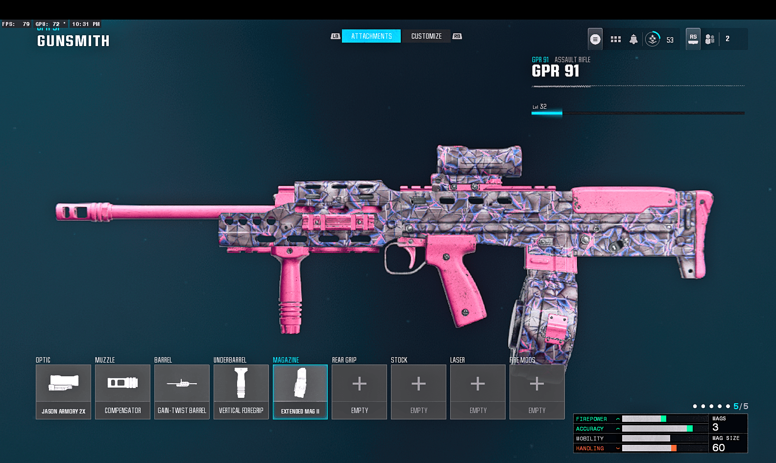 Call of Duty: Warzone GPR 91