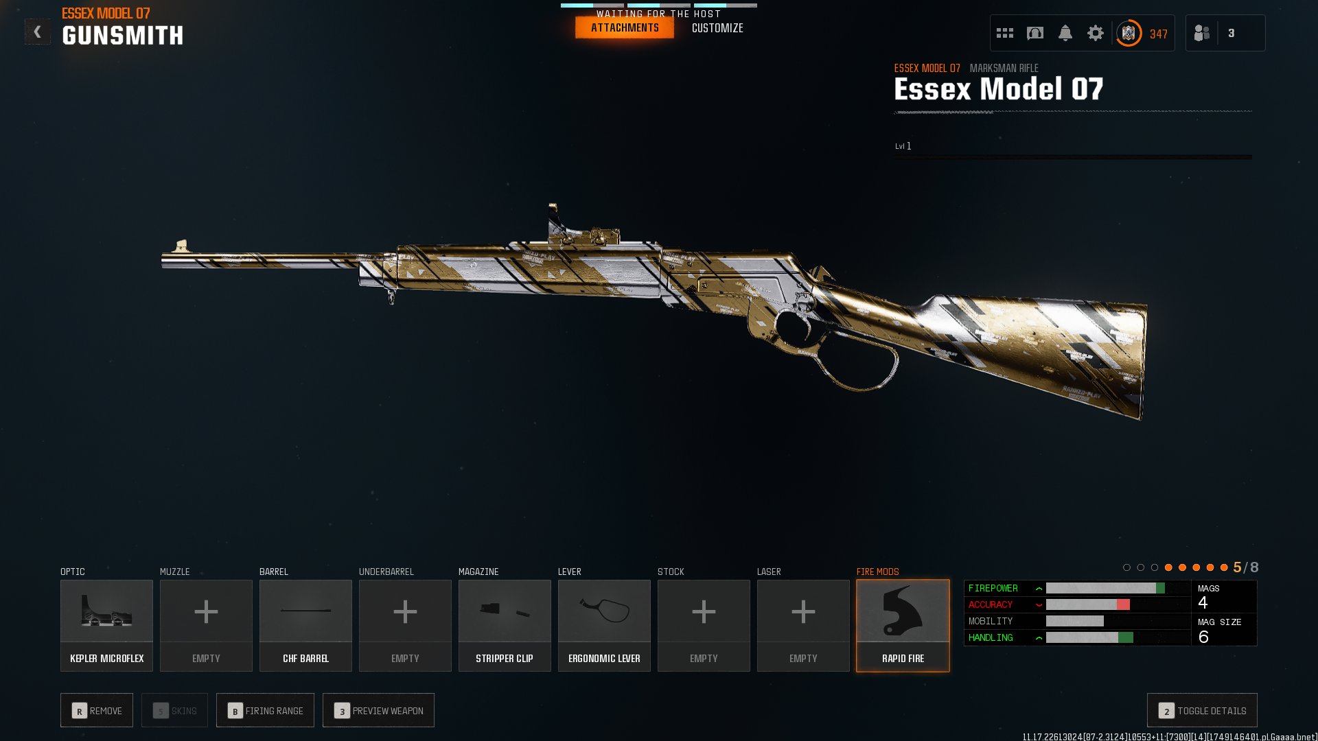 onetwoDom Call of Duty: Black Ops 6 Essex Model 07 Build