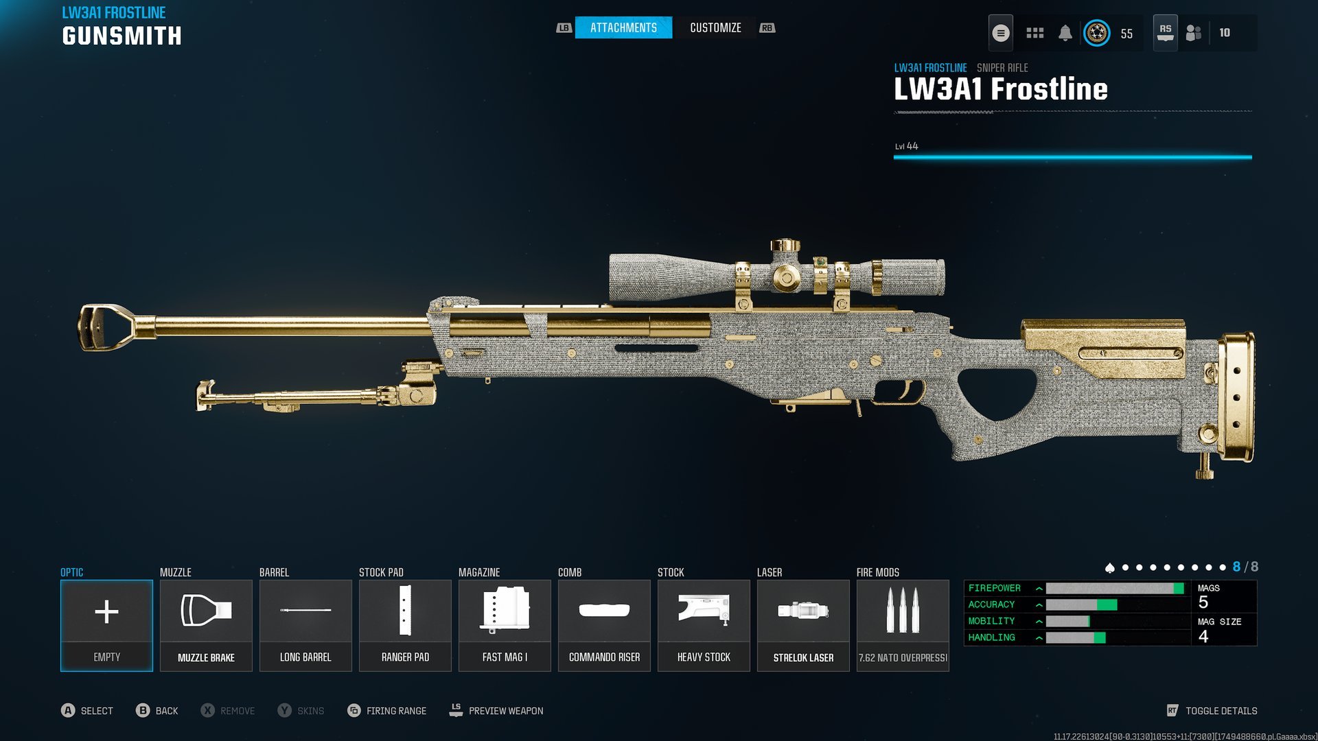 hirschlord Call of Duty: Warzone LW3A1 Frostline Build