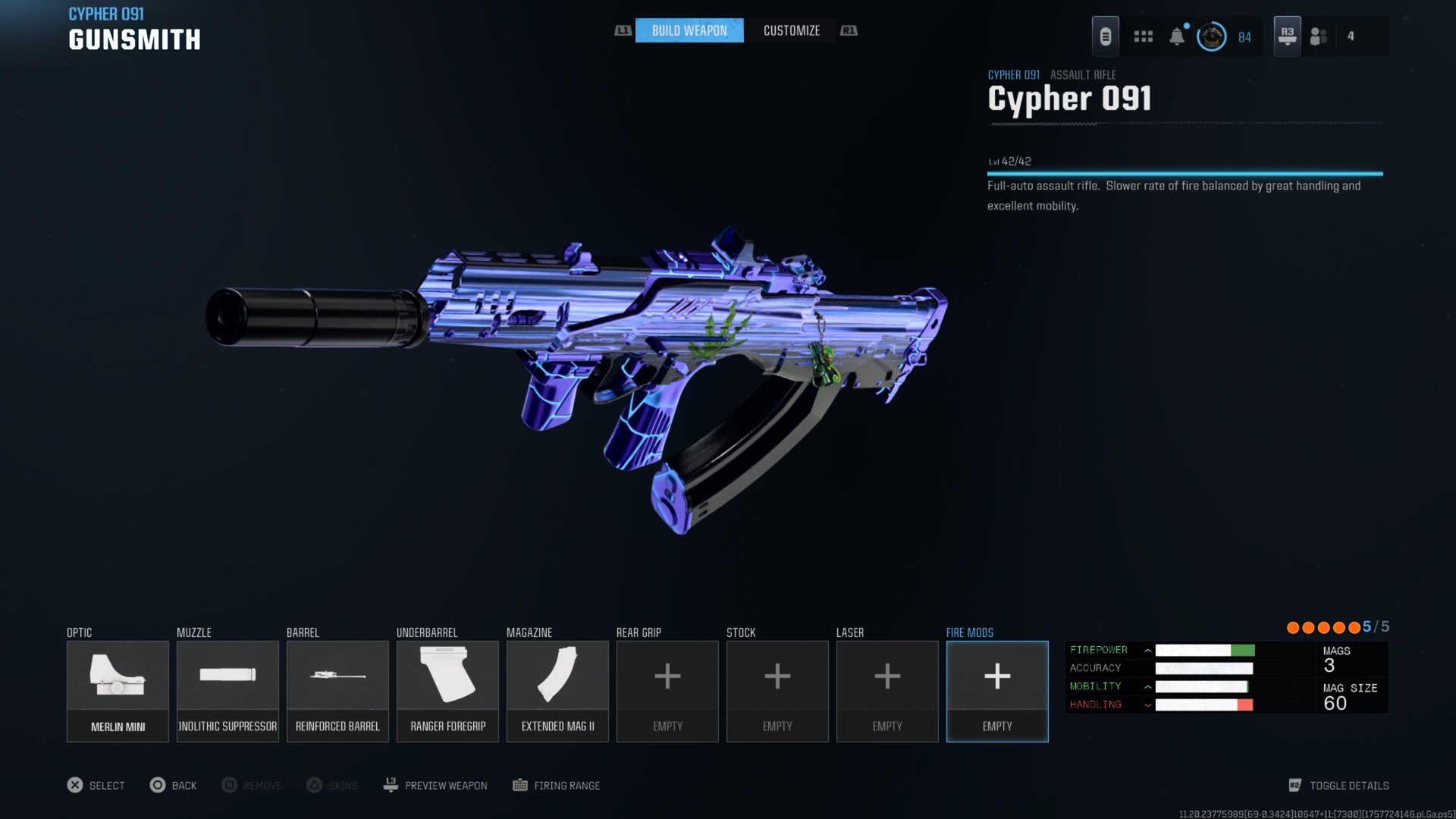 triple og Call of Duty: Warzone Cypher 091 Build